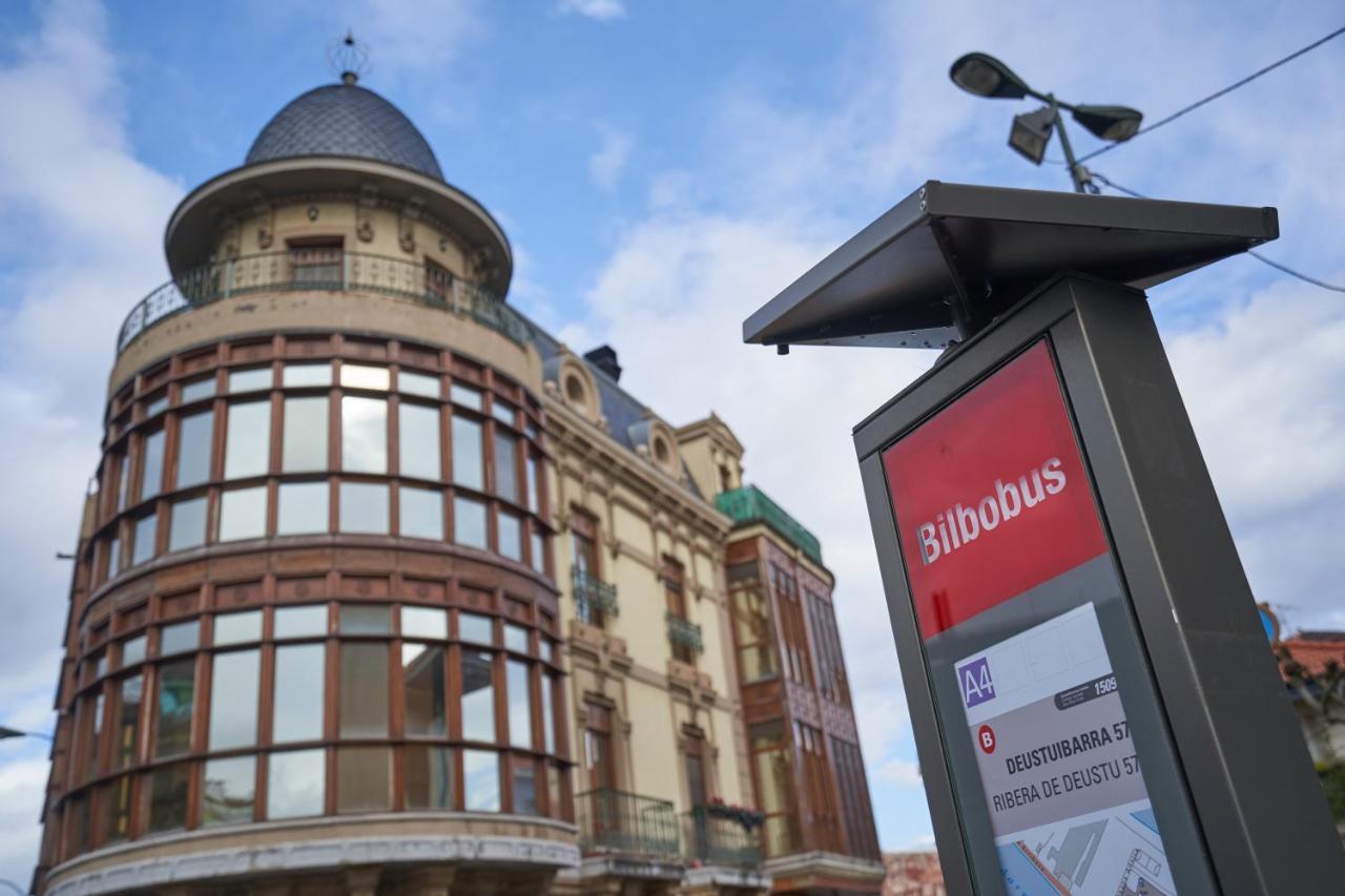 Appartamento Apartamento Bio Exclusivo Con Mirador En Bilbao Y Aparcamiento Publico Gratuito Esterno foto