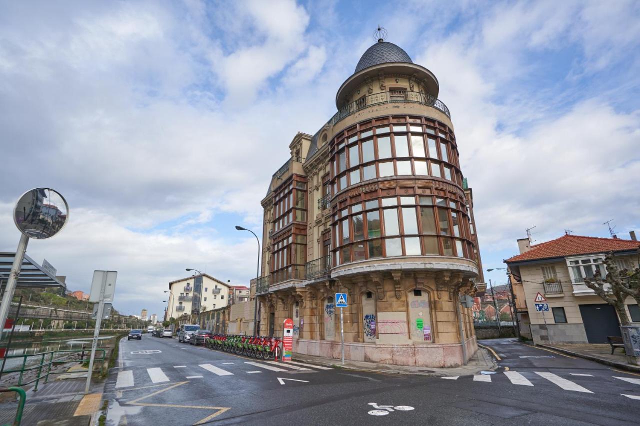 Appartamento Apartamento Bio Exclusivo Con Mirador En Bilbao Y Aparcamiento Publico Gratuito Esterno foto