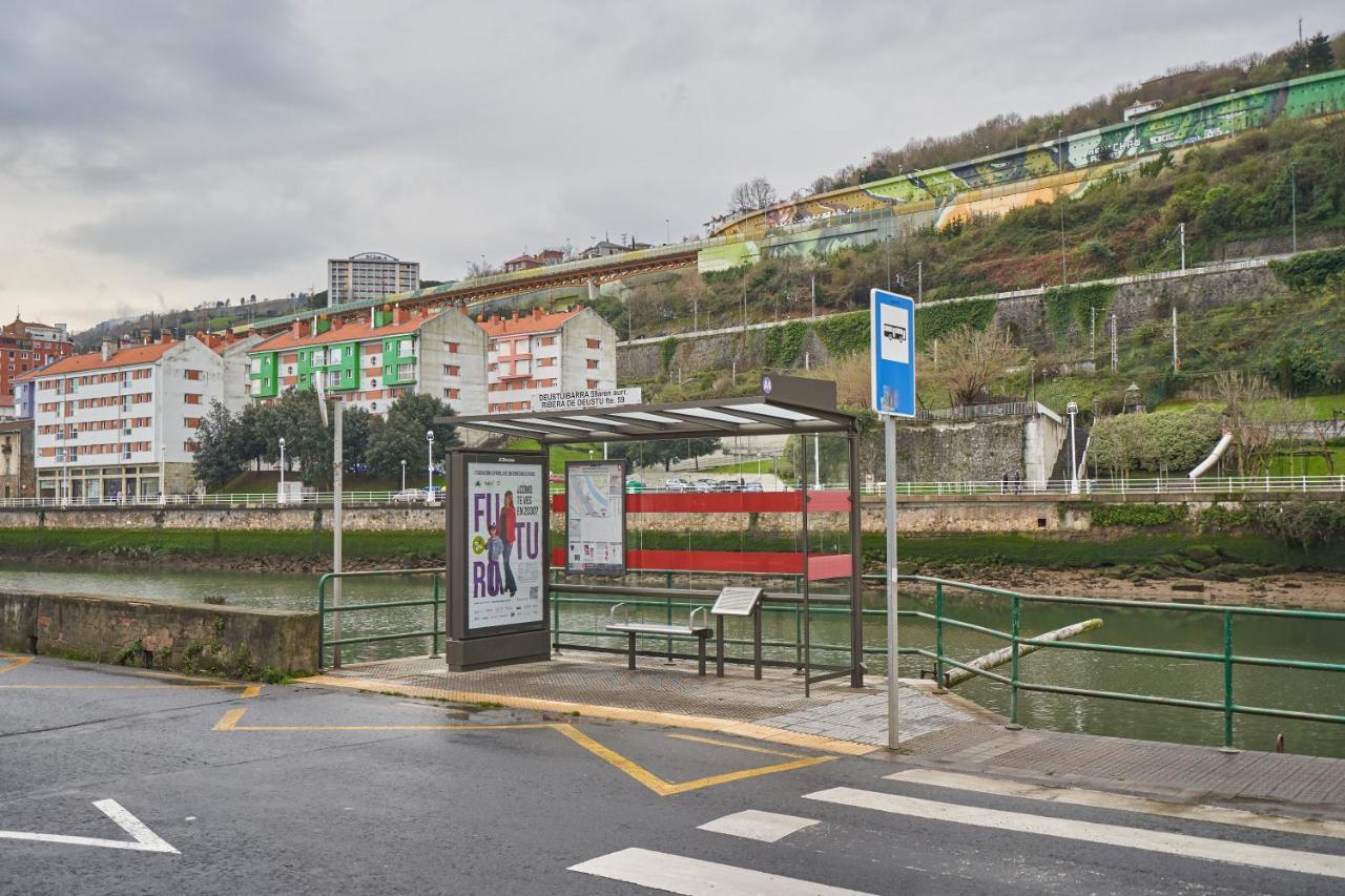 Appartamento Apartamento Bio Exclusivo Con Mirador En Bilbao Y Aparcamiento Publico Gratuito Esterno foto