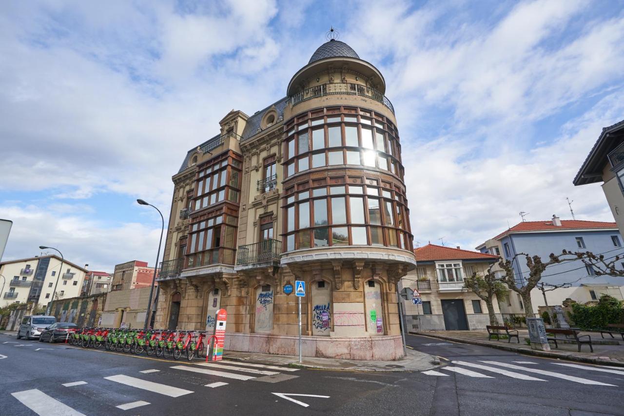 Appartamento Apartamento Bio Exclusivo Con Mirador En Bilbao Y Aparcamiento Publico Gratuito Esterno foto