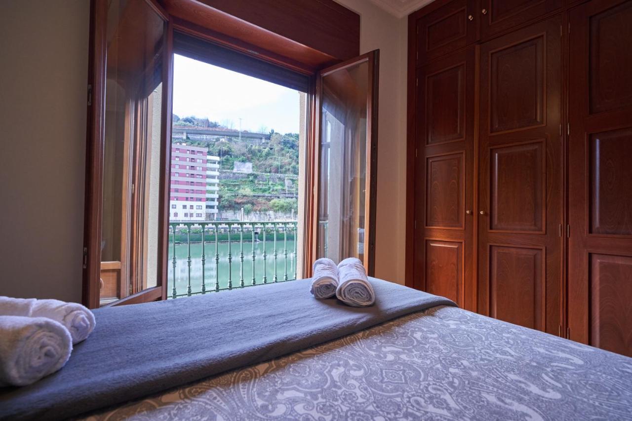 Appartamento Apartamento Bio Exclusivo Con Mirador En Bilbao Y Aparcamiento Publico Gratuito Esterno foto