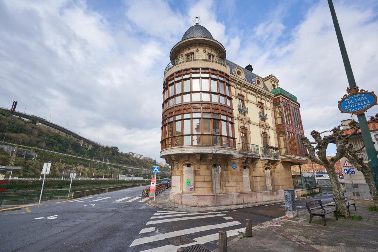 Appartamento Apartamento Bio Exclusivo Con Mirador En Bilbao Y Aparcamiento Publico Gratuito Esterno foto