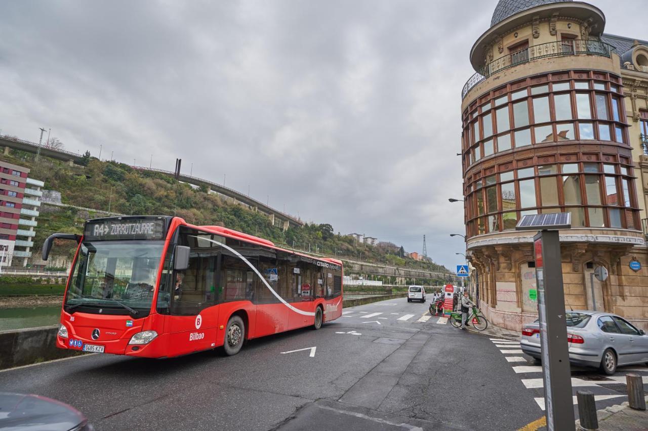 Appartamento Apartamento Bio Exclusivo Con Mirador En Bilbao Y Aparcamiento Publico Gratuito Esterno foto