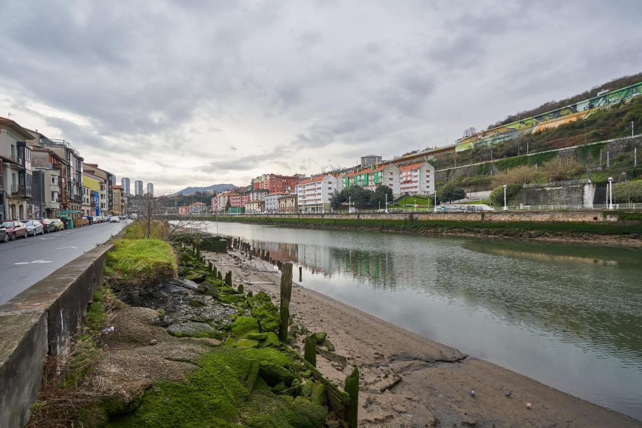 Appartamento Apartamento Bio Exclusivo Con Mirador En Bilbao Y Aparcamiento Publico Gratuito Esterno foto